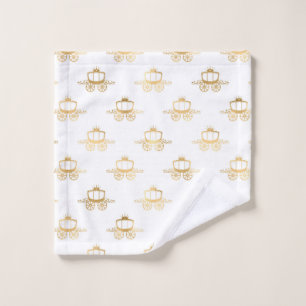 Golden Coaches Cinderella Princess Royal Magic Wash Cloth