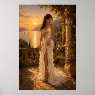 Golden Coast Serenity Poster