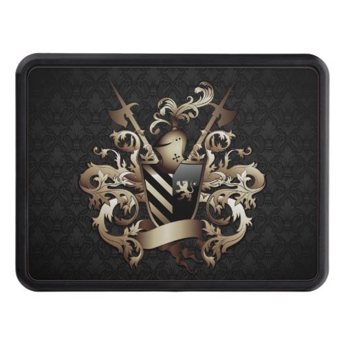 Golden Coat of Arms Hitch Cover