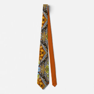 Golden Coconuts Neck Tie