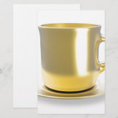 Golden coffee cup (Front/Back)