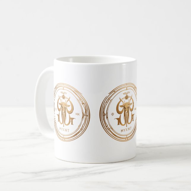 golden  coffee mug (Front Left)