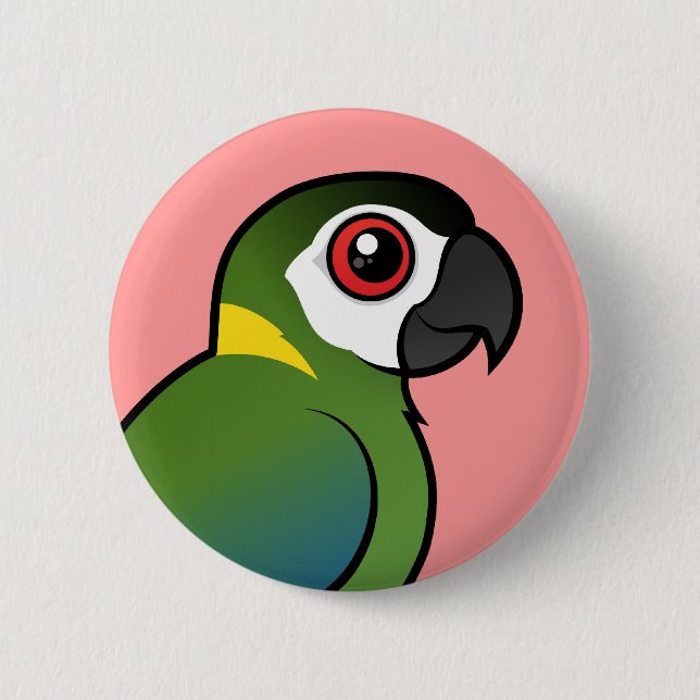 Golden-collared Macaw Button (Front)