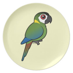 Birdorable Golden-collared Macaw Plate