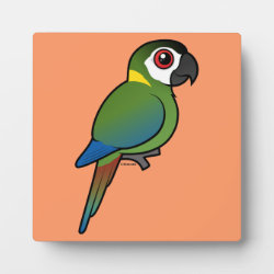 Birdorable Golden-collared Macaw Photo Plaque 5.25