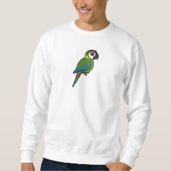 Birdorable Golden-collared Macaw Men's Basic Sweatshirt