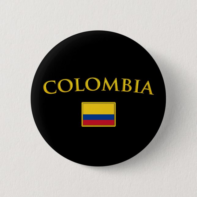 Golden Colombia Button (Front)