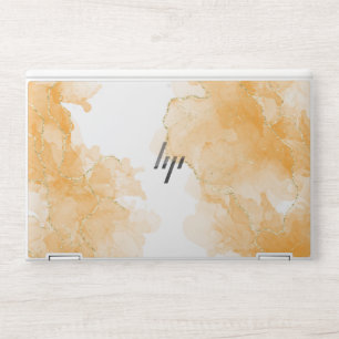 Golden Color HP Laptop Skin