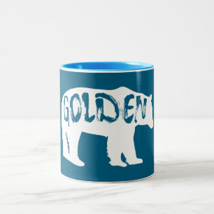 Golden Colorado Bear Two-Tone Coffee Mug