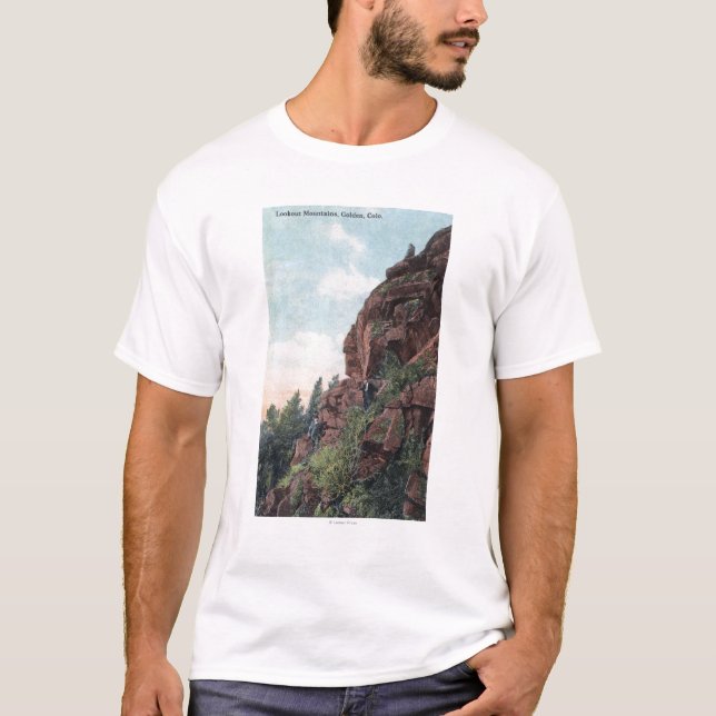 Golden, Colorado - Lookout Mountains View T-Shirt (Front)
