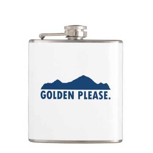 Golden Colorado Please Flask