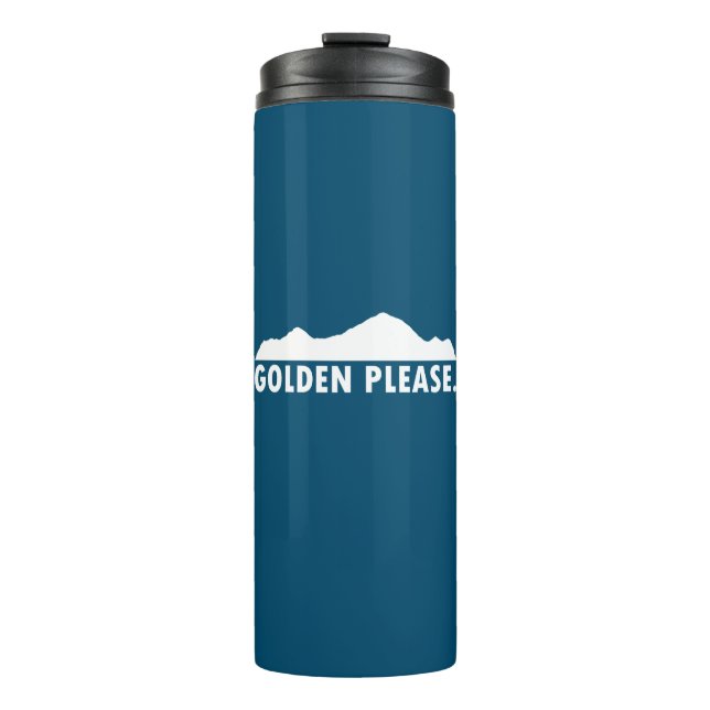 Golden Colorado Please Thermal Tumbler (Front)