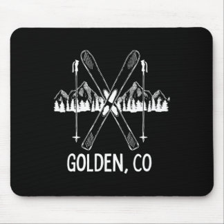Golden Colorado Rocky Mountains Co Skiing Snowboar Mouse Pad