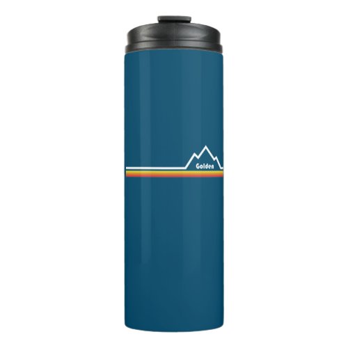 Golden Colorado Thermal Tumbler