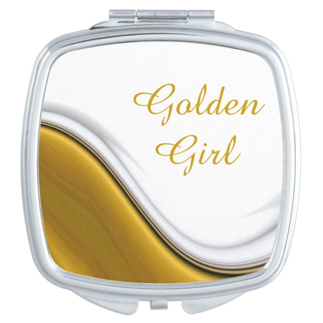 Golden Compact Mirror Template (Front)
