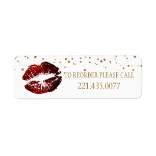 Golden Confetti & Cinnamon Lips 2 - Reorder Label