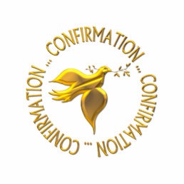Golden Confirmation and Holy Spirit Cutout