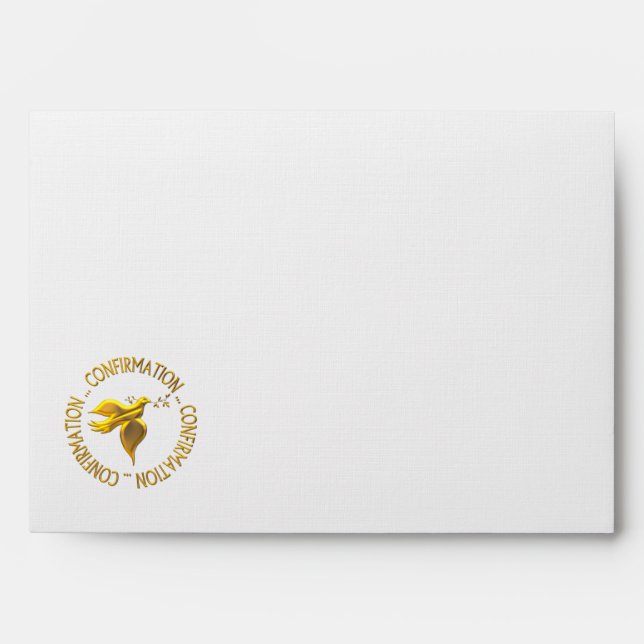 Golden Confirmation and Holy Spirit Envelope (Front)