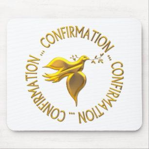 Golden Confirmation and Holy Spirit Mouse Pad