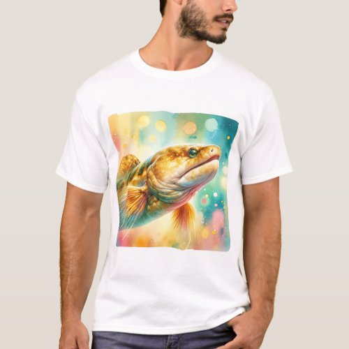Golden Conger AREF1305 _ Watercolor T_Shirt