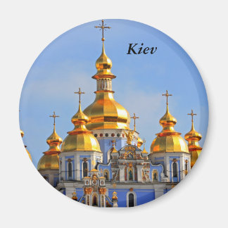 Golden copes of in cathedral in Kiev, Kiev Magnet