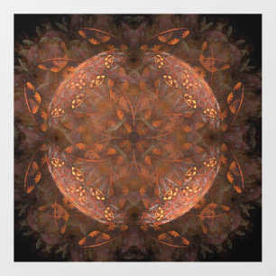 Golden Copper Shimmer Floor Decals