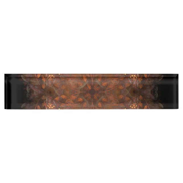 Golden Copper Shimmer Nameplate (Front)