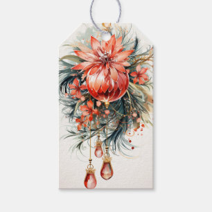 Golden Coral Fusion: Adorned in Coral Gift Tags