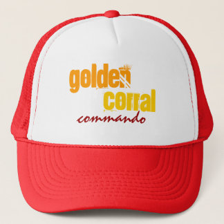 "GOLDEN CORRAL COMMANDO" - Trucker Hat! Trucker Hat