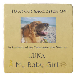 Golden Courage Osteosarcoma Tribute Trivet
