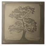  Golden Craftsman Oak Tree Ceramic Tile