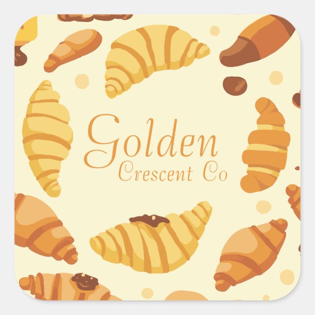 Golden Crescent Co Square Sticker (Front)