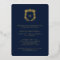 Golden Crest | Elegant Navy Graduation Party