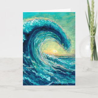 Golden Crest Greeting Card