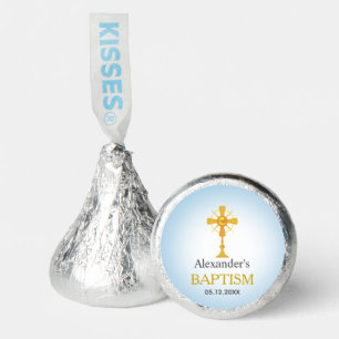 Golden Cross Baptism Favor