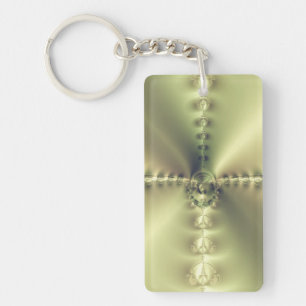 Golden Cross Keychain