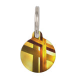 Golden Cross Pet Tag