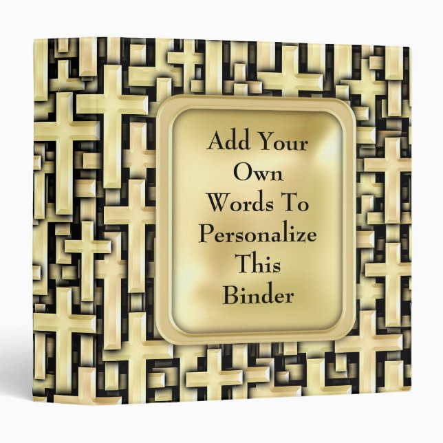 Golden Crosses Binder (Front/Spine)