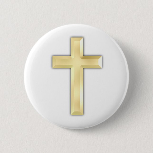 Golden Crosses Button (Front)
