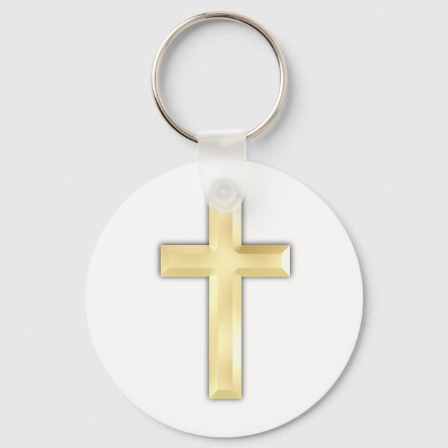 Golden Crosses Keychain (Front)