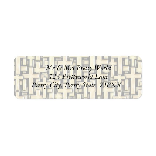 Golden Crosses Label (Front)