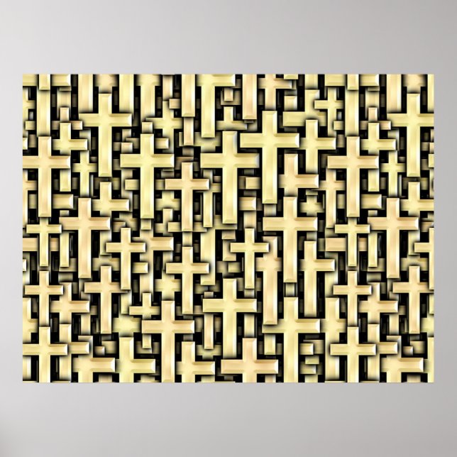 Golden Crosses Poster (Front)