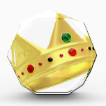 Golden crown award<br><div class="desc">Golden crown isolated on white</div>
