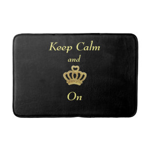 Golden Crown Bath Mat