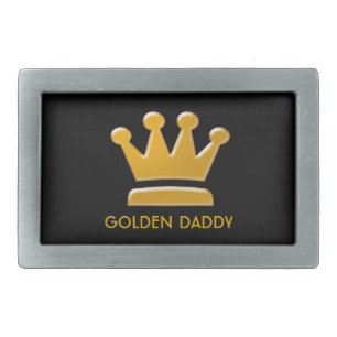 Golden Crown Belt Buckle