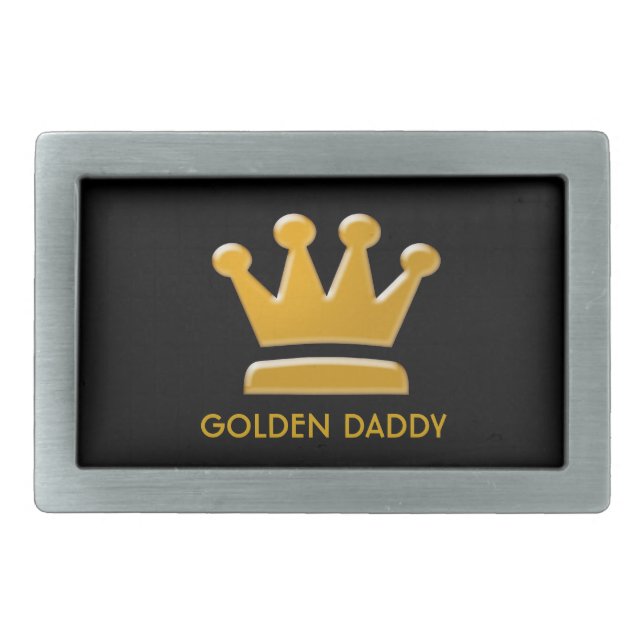 Golden Crown Belt Buckle (Front)