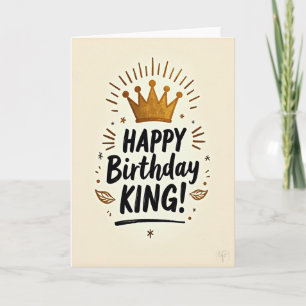 Golden Crown Celebration Card