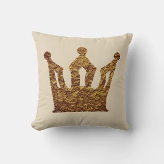Golden Crown Cushion