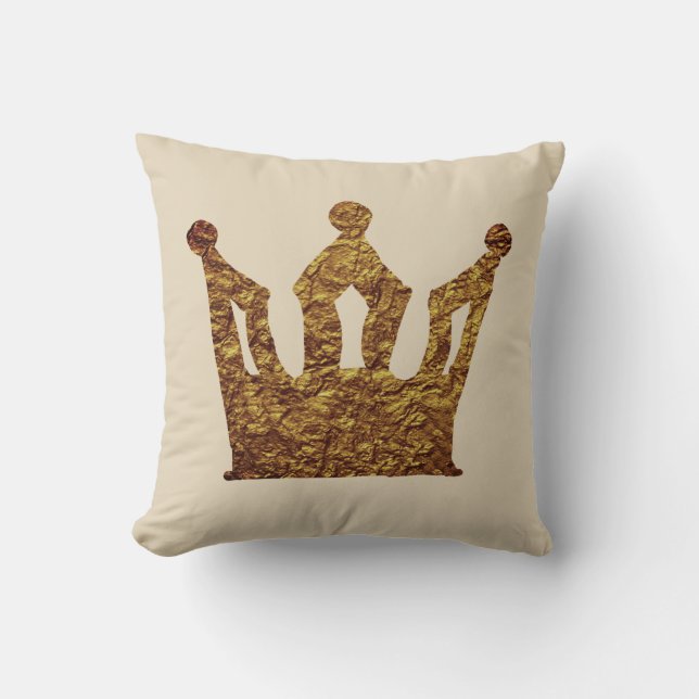 Golden Crown Cushion (Front)