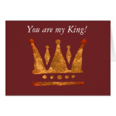 Golden Crown Custom Postcard (Front Horizontal)